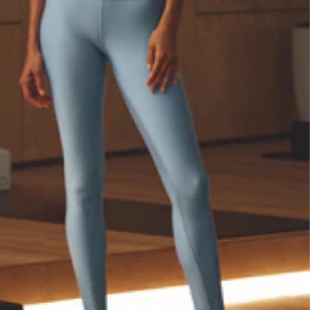 Alo - Airlift High-Waist Legging - Celestial Blue - Size L - Full 28”